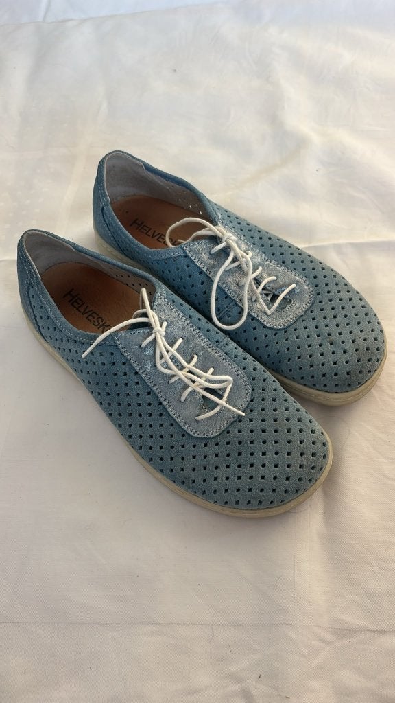 HELVESKO comfortschoenen – blauw – maat 39, Kleding | Dames, Schoenen met lage hakken, Blauw, Helvesko, Ophalen of Verzenden