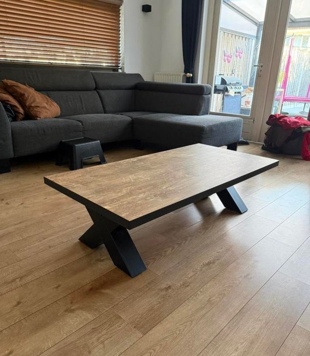 Silvares profijt meubel salontafel teak wood, 100 tot 150 cm, Nieuw, Rechthoekig, 50 tot 100 cm