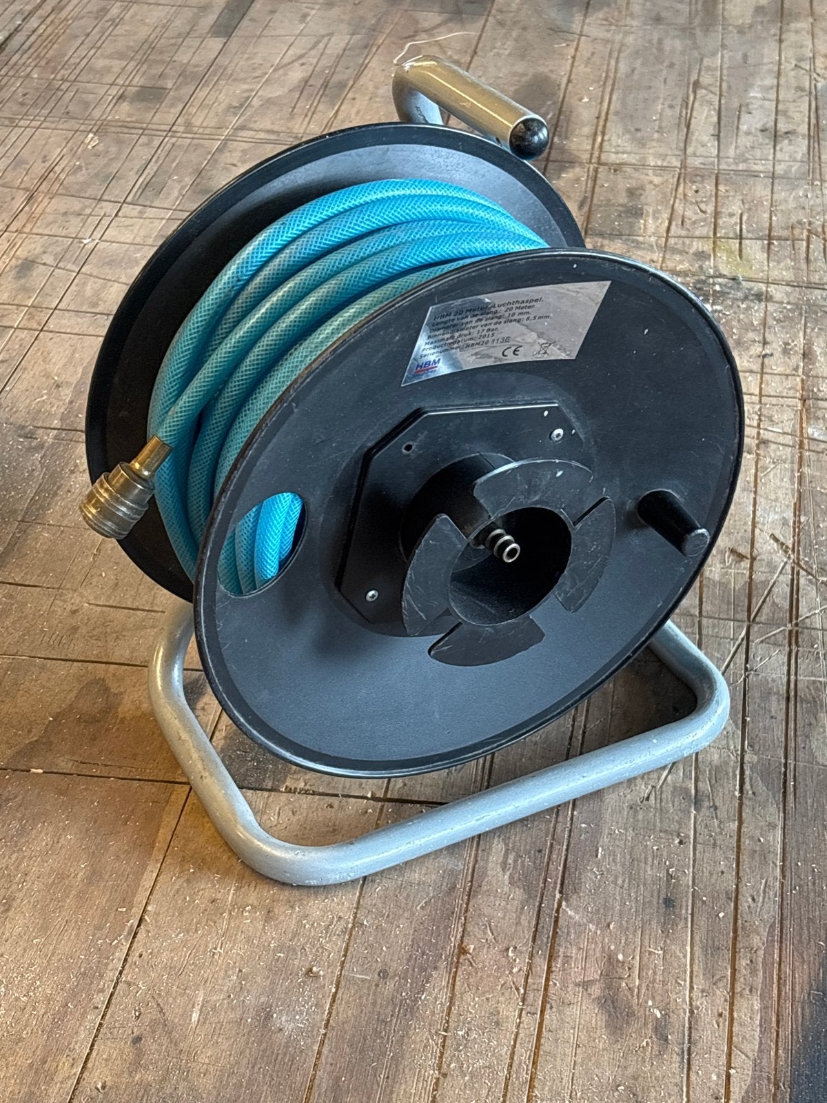 HBM 20 Meter Luchthaspel -, 100 liter of meer, Ophalen of Verzenden, Gebruikt, Minder dan 200 liter/min