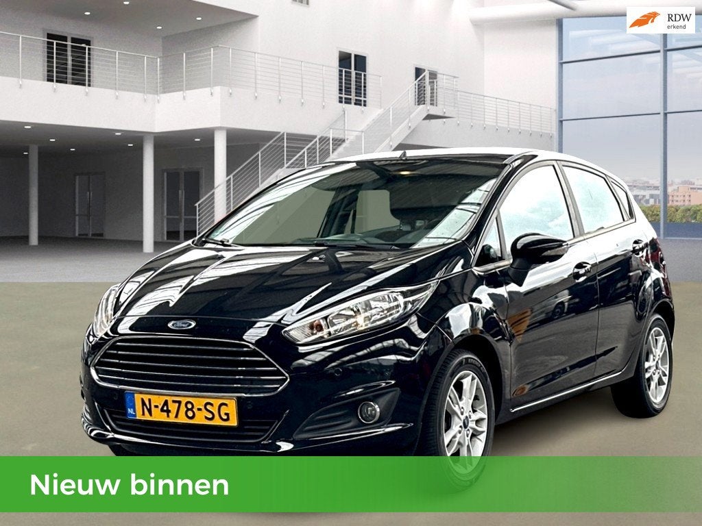Ford Fiesta 1.0 Titanium 5-Deurs | Nieuw Model | Airco | Sto, Auto's, Ford, Euro 5, 525 kg, Zwart, Bedrijf
