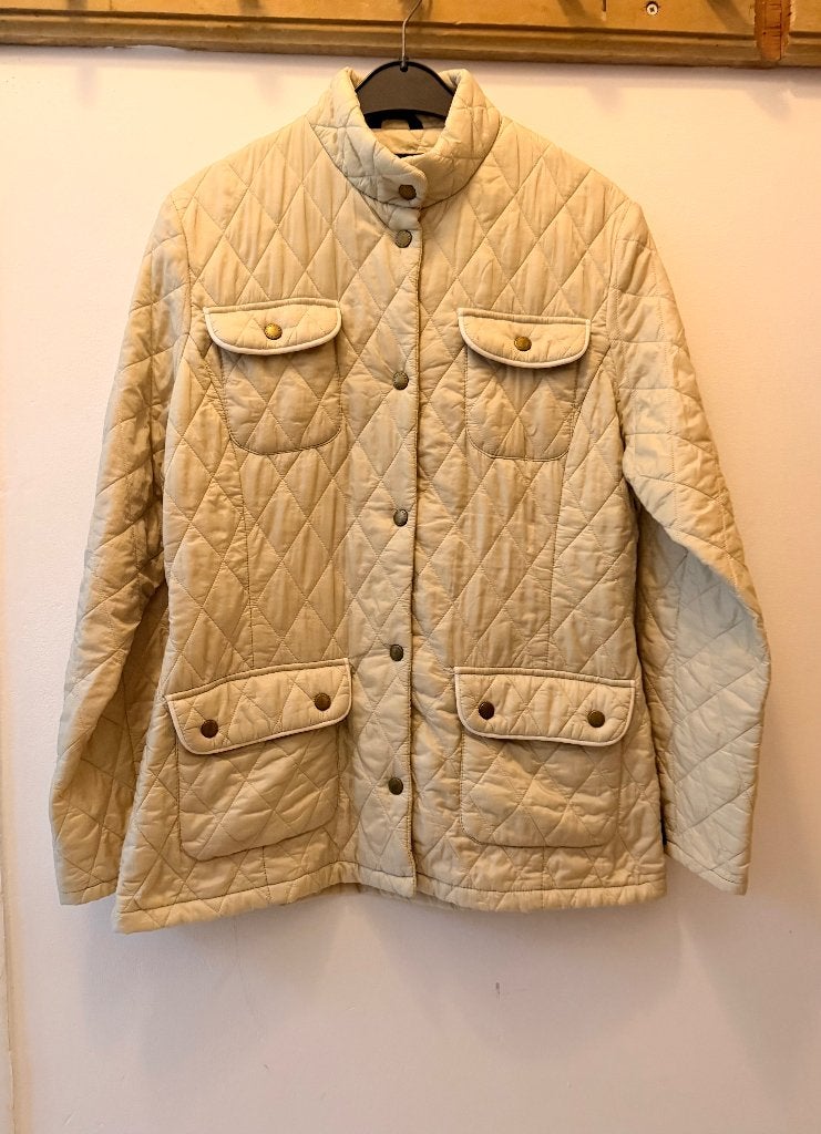 Barbour 40 dames beige, Kleding | Dames, Ophalen of Verzenden, Zo goed als nieuw, Maat 38/40 (M), Beige