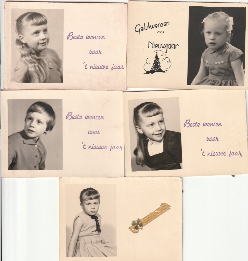 beste   wensen    -  10.50 op 7.50  cm, Verzenden, Voor 1940, Zo goed als nieuw