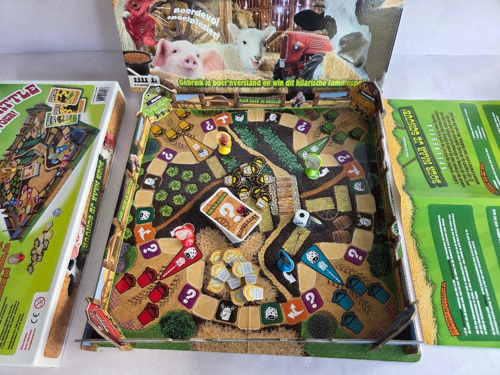 Boer naar je schuur - Hét boerderijspel, Een of twee spelers, Ophalen of Verzenden, Zo goed als nieuw
