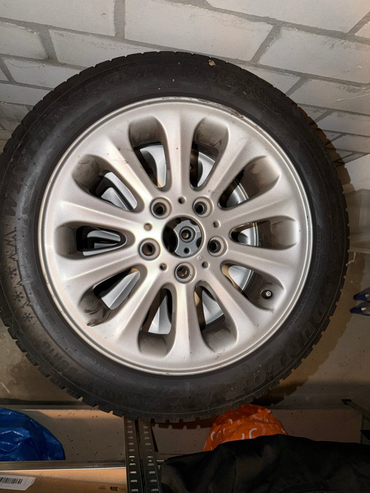 Winterbanden met velgen 195-55 R16 BMW 1 serie E87, Auto-onderdelen, Banden en Velgen, Ophalen, Gebruikt, 16 inch, Banden en Velgen