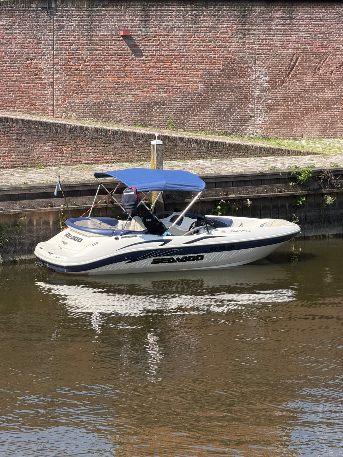 Extreem mooie seadoo challenger 2000 v6, Watersport en Boten, Speedboten, Zo goed als nieuw, Overige merken, Benzine, 200 pk of meer