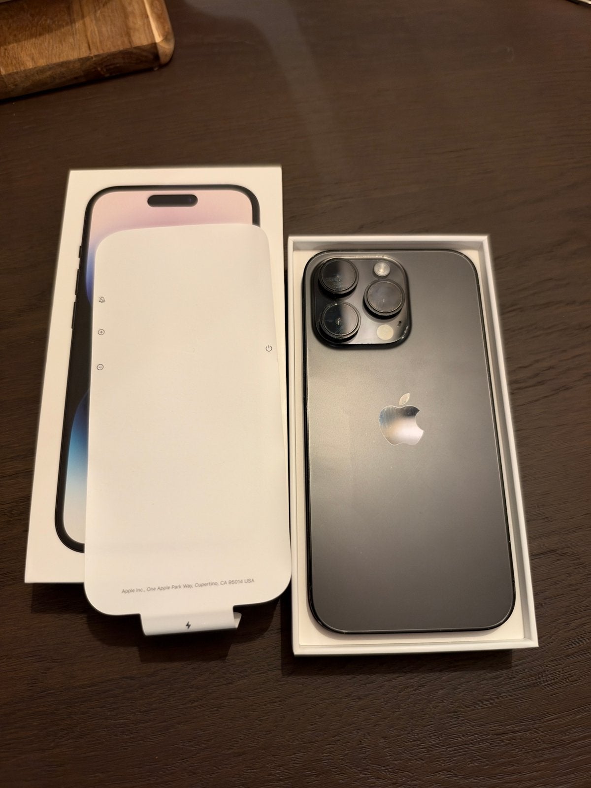 Apple iPhone 14 Pro, Space Black, 256GB, Telecommunicatie, 256 GB, Zwart, 78 %, Ophalen of Verzenden