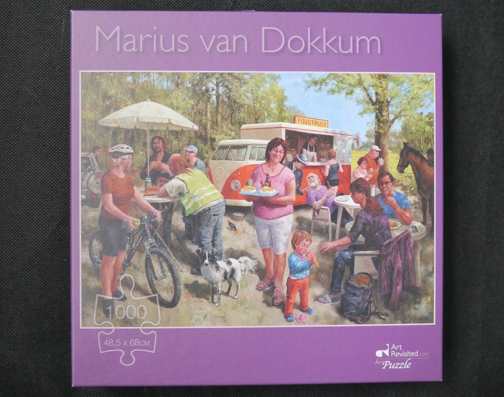 Marius van Dokkum legpuzzel, Ophalen, 500 t/m 1500 stukjes, Zo goed als nieuw, Legpuzzel