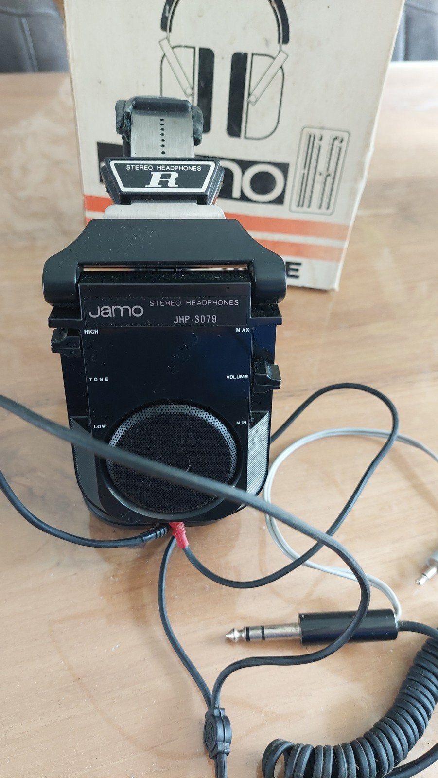 Vintage JAMO hoofdtelefoon met doos, Ophalen, Overige merken