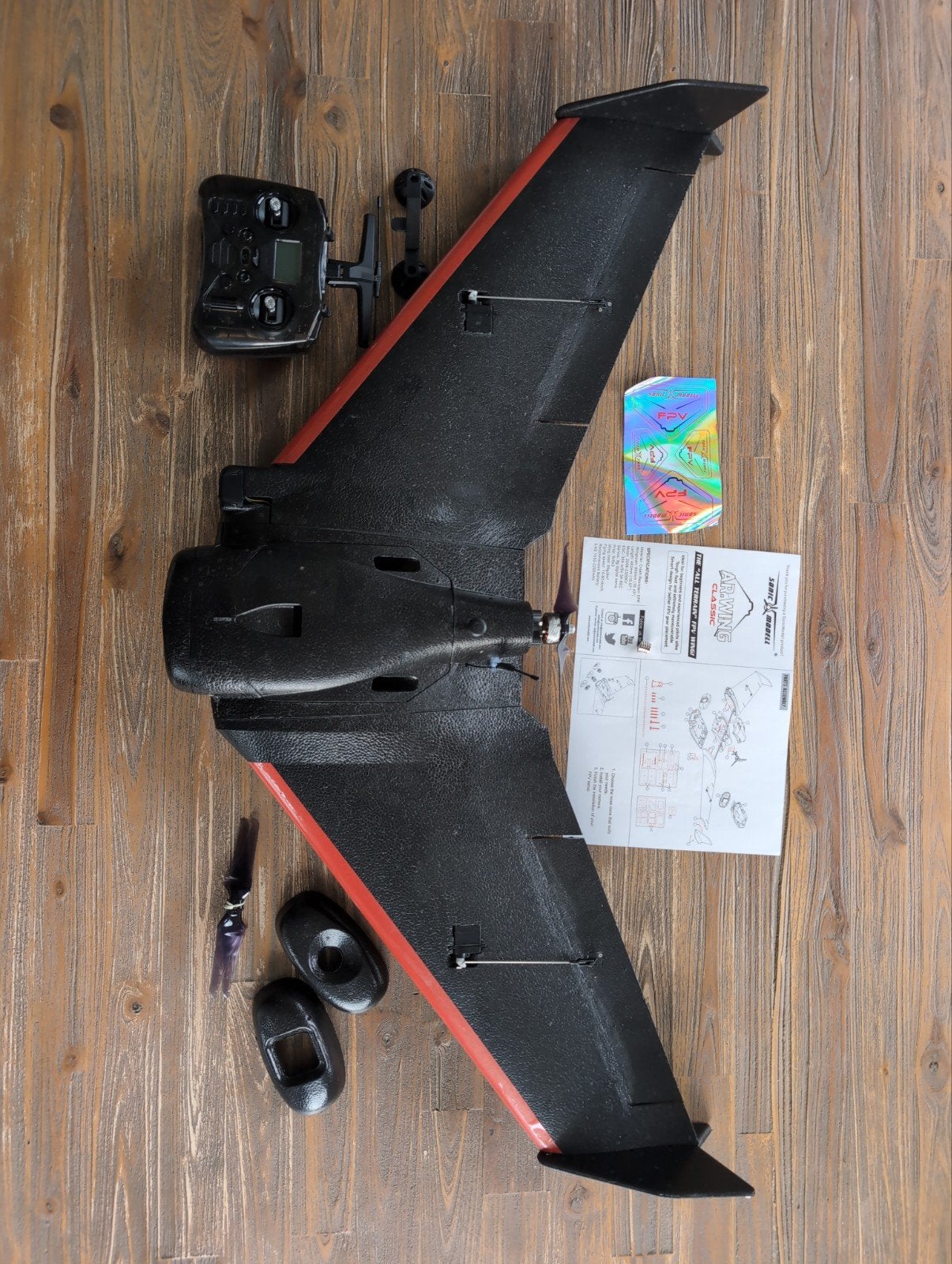 AR Wing Classic 900 met RadioMaster Pocket (868MHz), Ophalen of Verzenden, Zo goed als nieuw, Elektro, RTF (Ready to Fly)