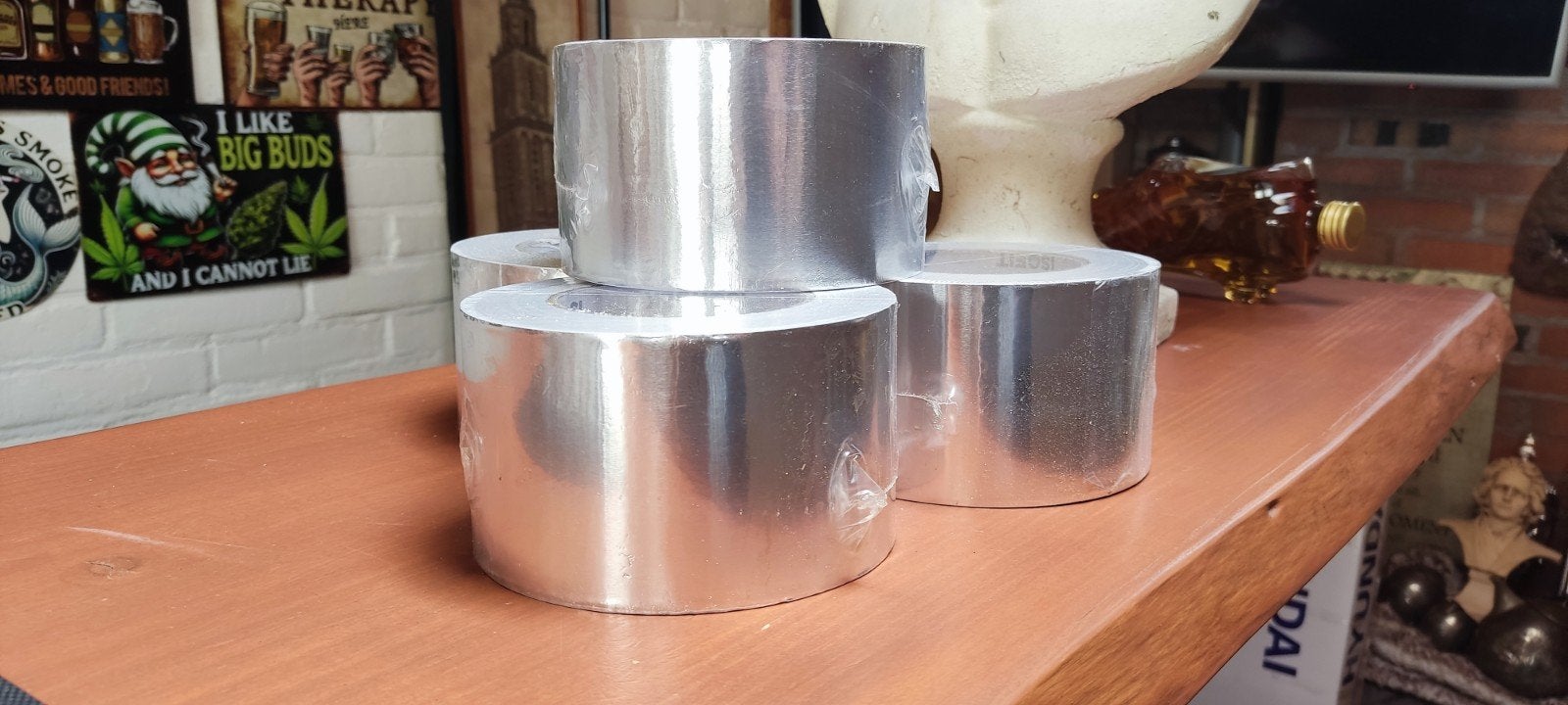Aluminium tape 75mm x 50m nieuw, Ophalen of Verzenden, Nieuw