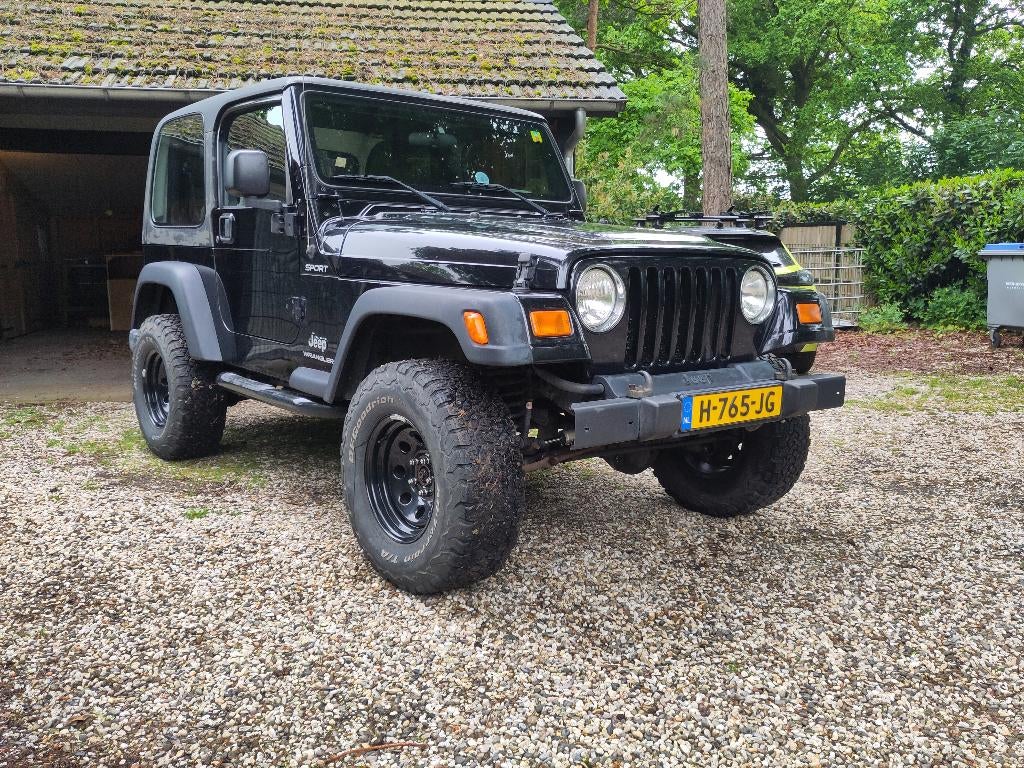 Jeep Wrangler TJ 4.0 2004, 1636 kg, Stof, USB, 4 stoelen