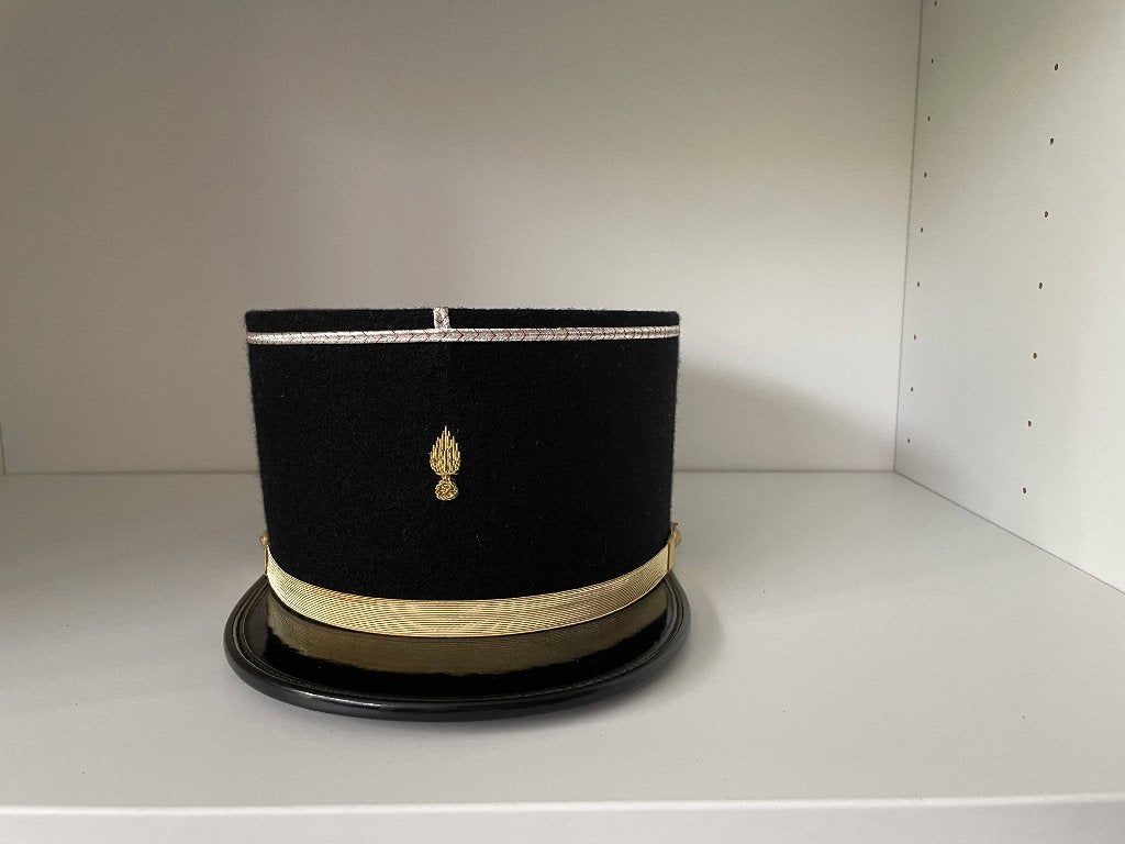 Kepie - Franse Genie officier, Verzamelen, Ophalen of Verzenden, Landmacht, Overige gebieden, Helm of Baret