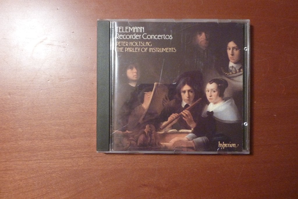 Telemann Recorder Concertos - Peter Holtslag, Cd's en Dvd's, Overige typen, Ophalen of Verzenden, Zo goed als nieuw, Barok