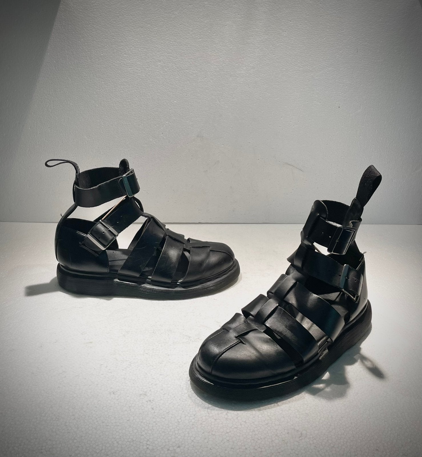Dr Martens Geraldo Brando stoeren leren sandalen zwart 42, Ophalen of Verzenden, Zwart, Sandalen