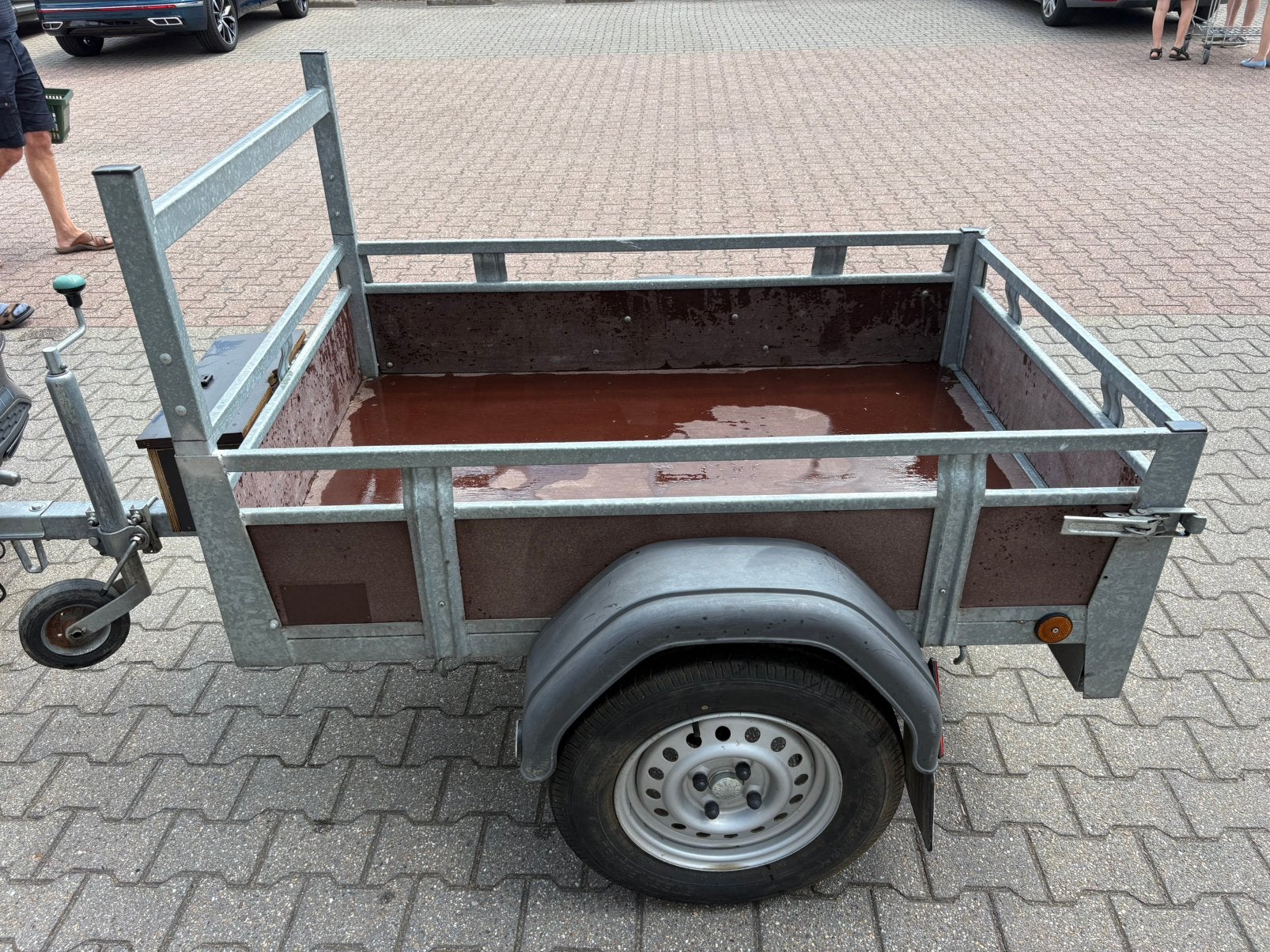 Te koop stevige aanhanger, Ophalen, Zo goed als nieuw
