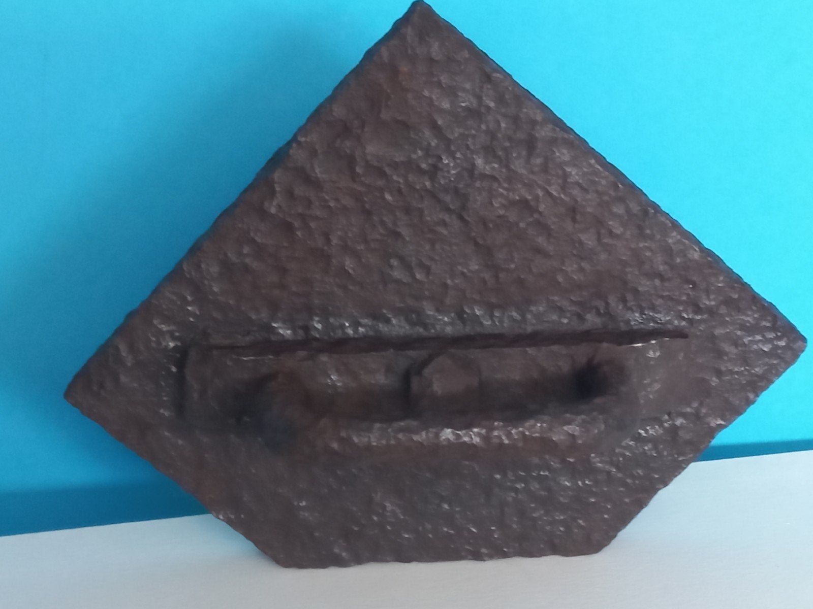 WO2 Duitse bunker schietgat afsluitplaat (zwaar), Ophalen of Verzenden