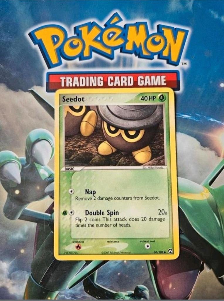 Seedot 60/108 Ex Power Keepers pokemon kaart, Ophalen of Verzenden, Gebruikt, Losse kaart