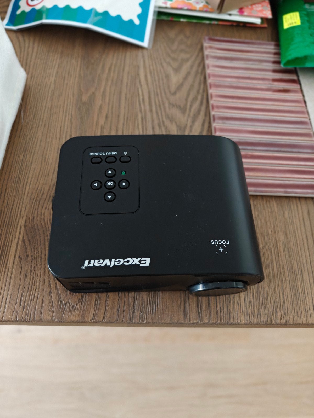 Excelvan Mini LED Projector - Compact en Draagbaar, LED, Ophalen of Verzenden, Zo goed als nieuw, Overige resoluties