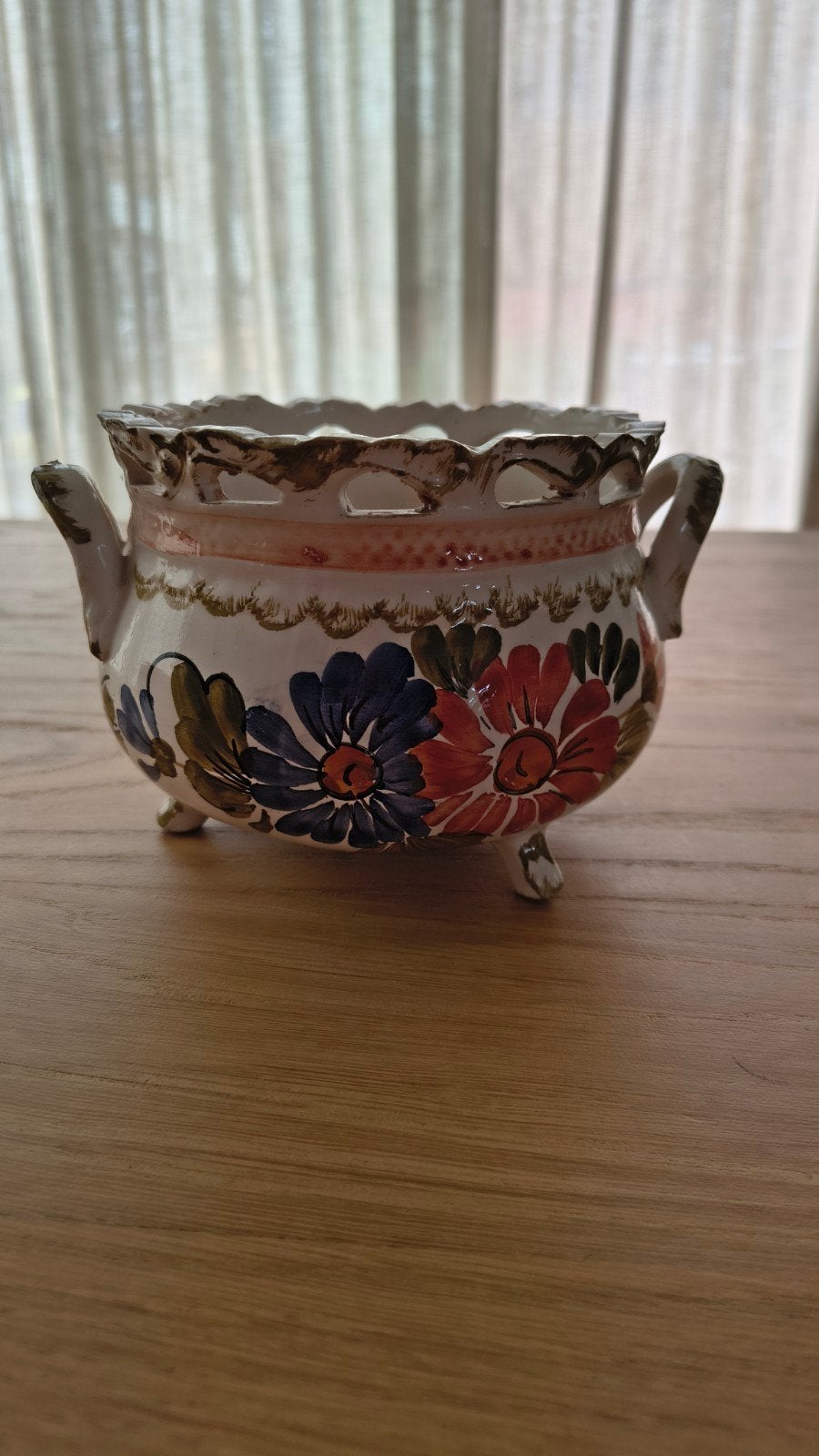 Vintage Italiaanse Bassano Cachepot – Bloempot, Ophalen of Verzenden