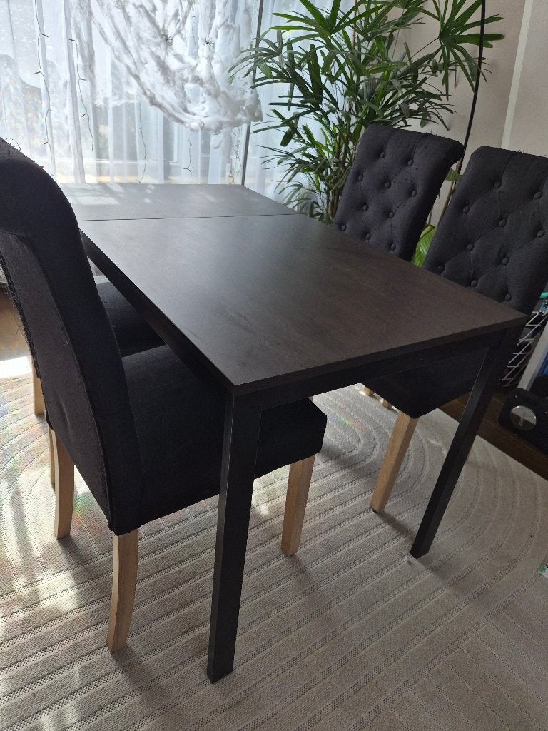 Ikea eettafel uitschuifbaar, Ophalen, 100 tot 150 cm, 50 tot 100 cm, Zo goed als nieuw