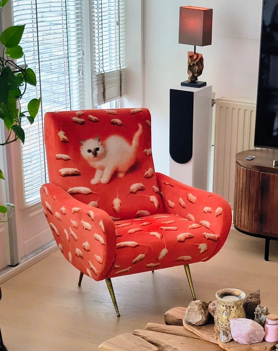 Seletti design fauteuil – iconische eyecather, Antiek en Kunst, Ophalen