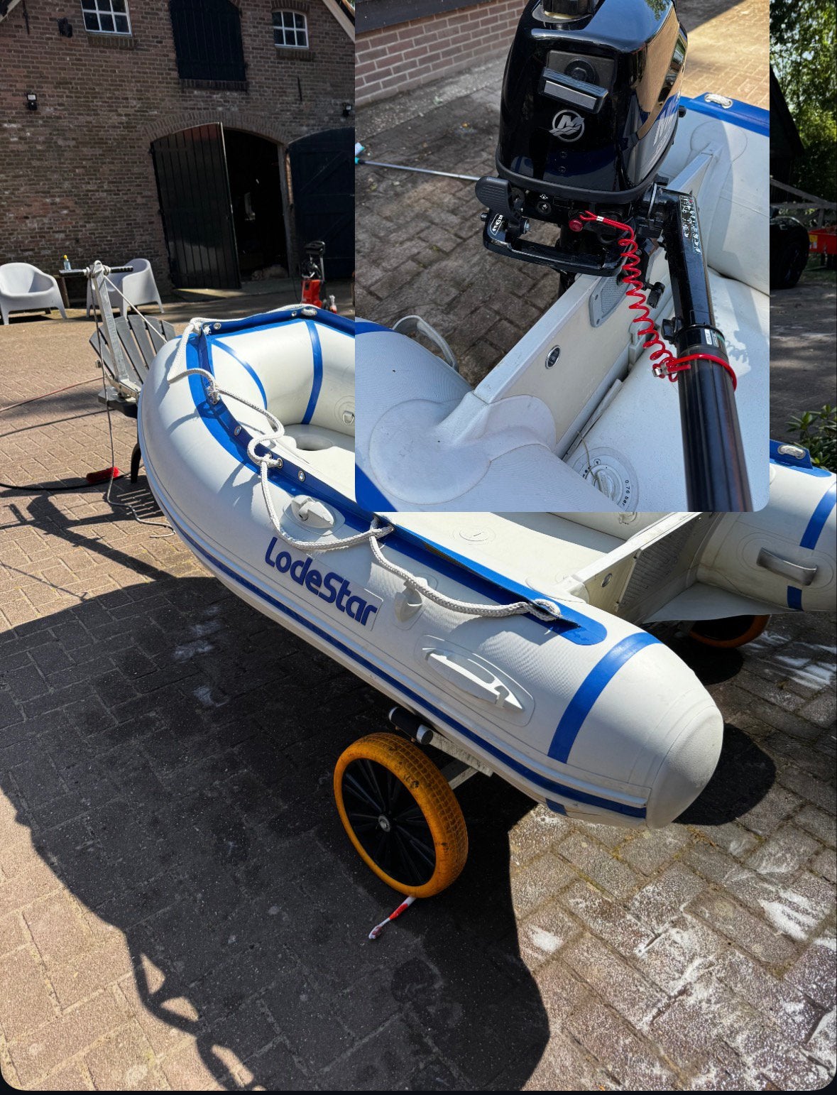 Lodestar NSA 230 Mercury 4 pk 4 takt, Ophalen, Gebruikt, Overige typen, Motorboot