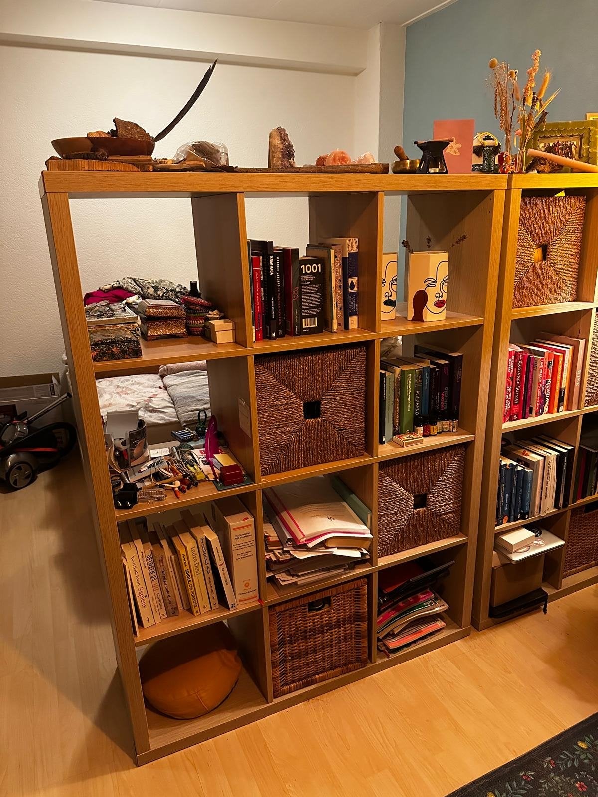 IKEA KALLAX Kast met 3 Manden, Ophalen, Gebruikt, 25 tot 50 cm, Minder dan 100 cm
