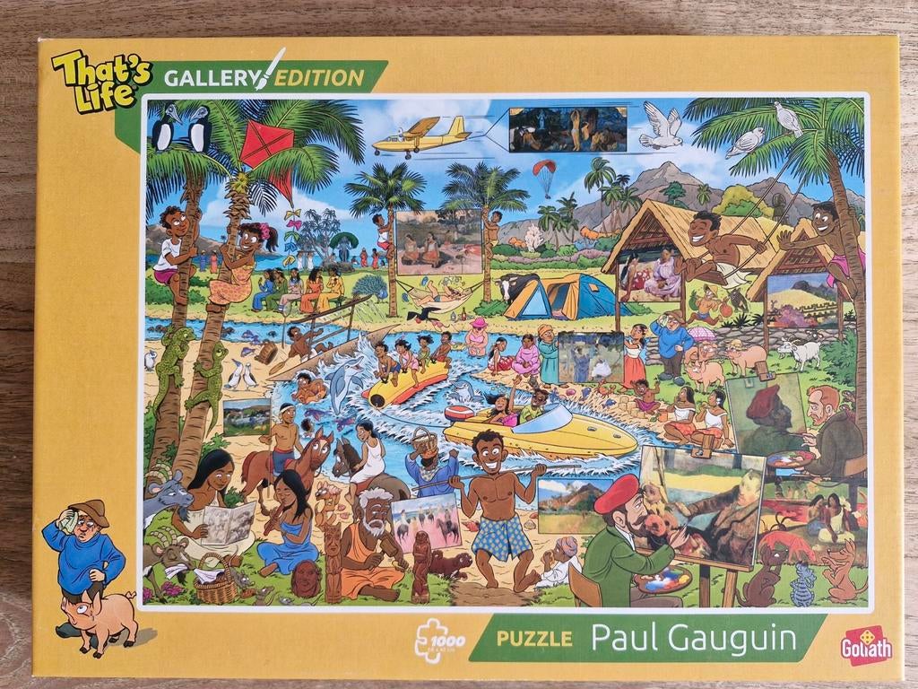 Thats Life puzzel 1000st Paul Gauguin, Ophalen, 500 t/m 1500 stukjes, Zo goed als nieuw
