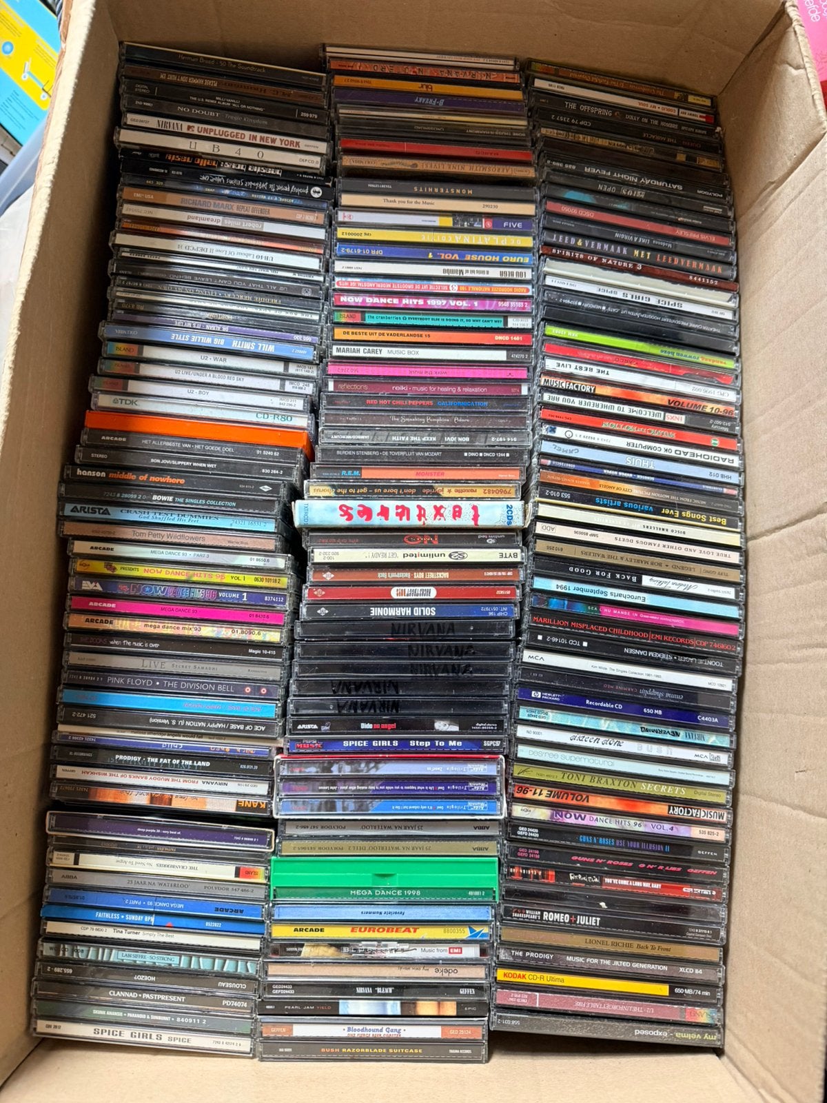 Diverse CD's: Frank Boeijen, Live, Nirvana, Queen etc, Ophalen, Gebruikt, Poprock, Album
