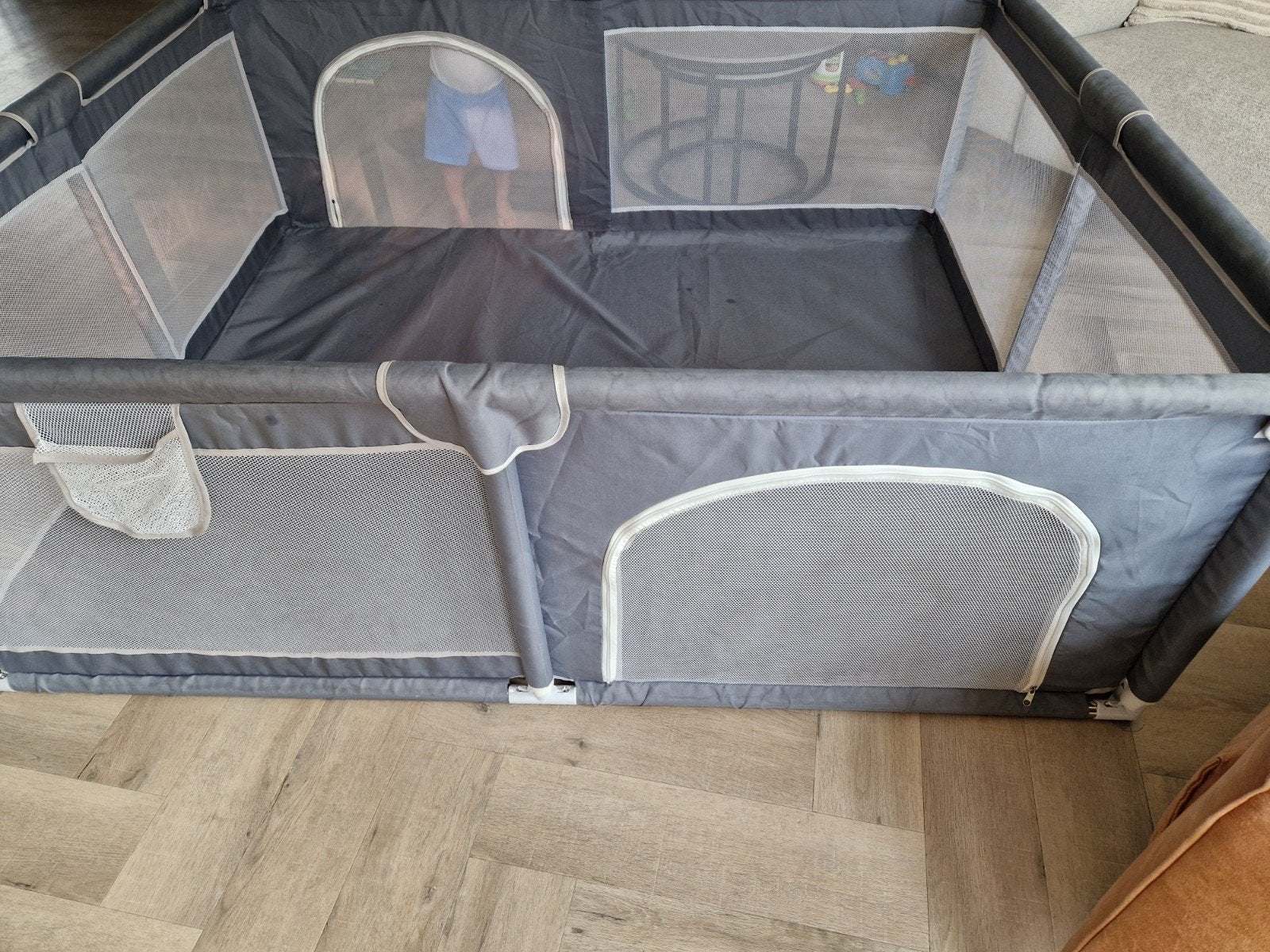 Ruime en veilige speelbox voor kinderen, Kinderen en Baby's, Boxen, Ophalen of Verzenden, Zo goed als nieuw, Rechthoekig