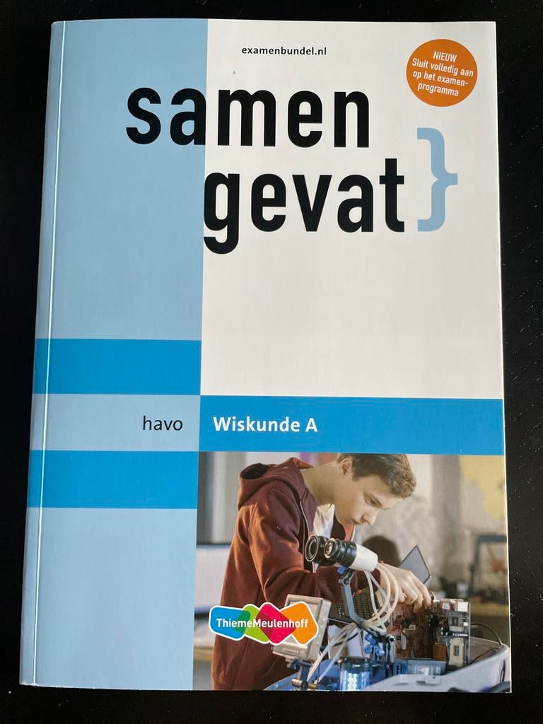 Samengevat Havo Wiskunde A - Examenbundel, Ophalen of Verzenden, Zo goed als nieuw, HAVO, Wiskunde A