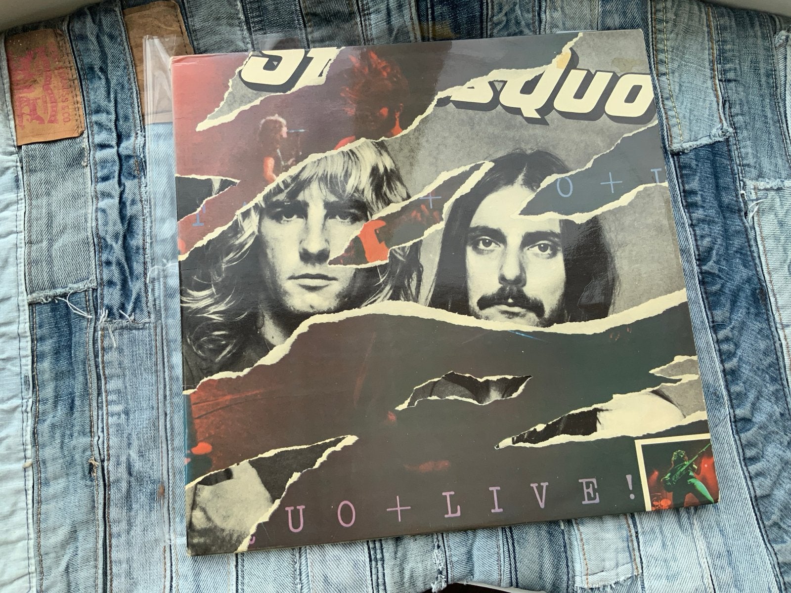 Status Quo Live dubbel-LP uit 1977 - Classic Rock, Cd's en Dvd's, Vinyl | Rock, Gebruikt, Ophalen of Verzenden, Classic Rock, 12 inch