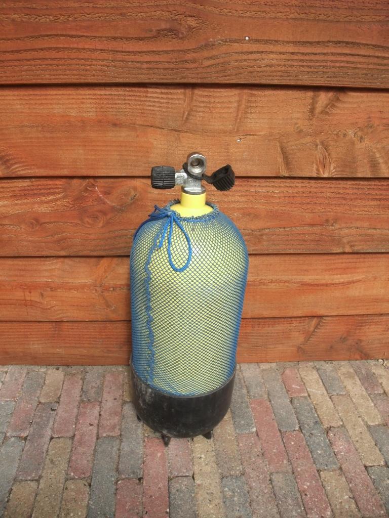 Mares duikfles 15 liter, 232 bar staal, Ophalen, Zo goed als nieuw, Duikfles