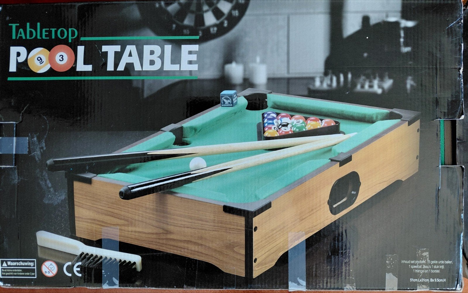 tafel pool, Ophalen, Zo goed als nieuw, Pooltafel