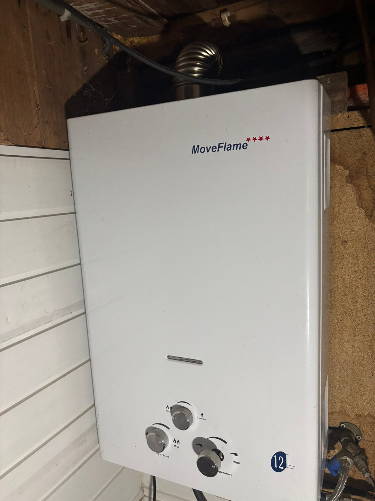 Moveflame geiser, Ophalen, Gebruikt, Geiser, 6 t/m 10 jaar oud