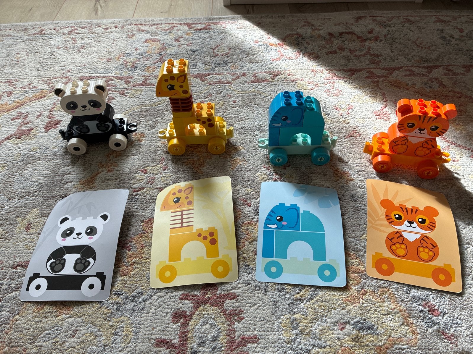 LEGO DUPLO Mijn Eerste Dierentrein met kaarten, Ophalen, Zo goed als nieuw, Overige merken
