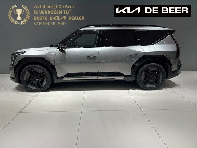 KIA Ev9 99,8kWh 384pk AWD Dual Motor Launch Edition GT-Line, Auto's, Kia, Automaat, 12 maanden, Zwart, Kia Top Selectie