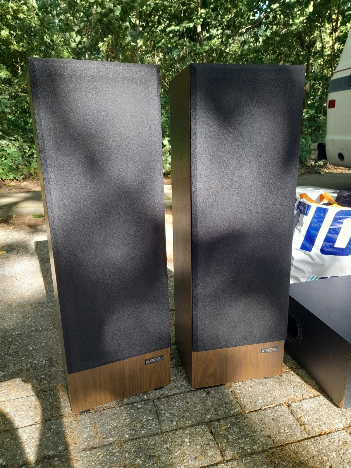 Zuil luidsprekers, Ophalen