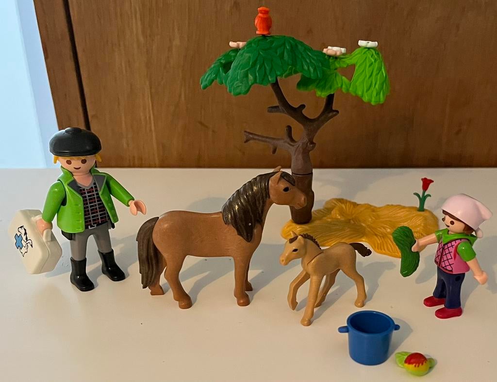 Playmobil 6949, Dierenarts met pony’s., Ophalen of Verzenden, Gebruikt