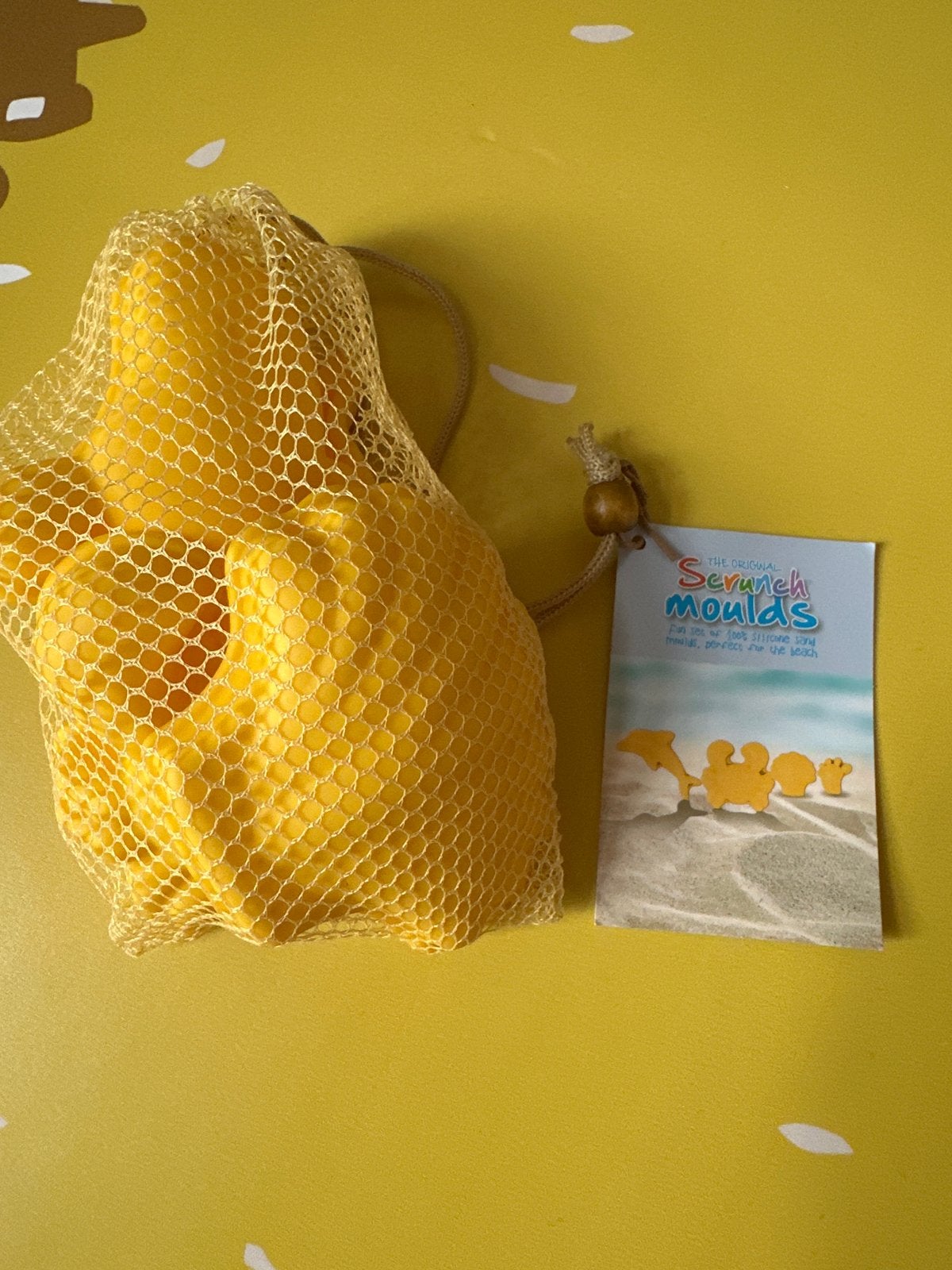 Scrunch zandvormpjes - Geel, Ophalen of Verzenden, Nieuw
