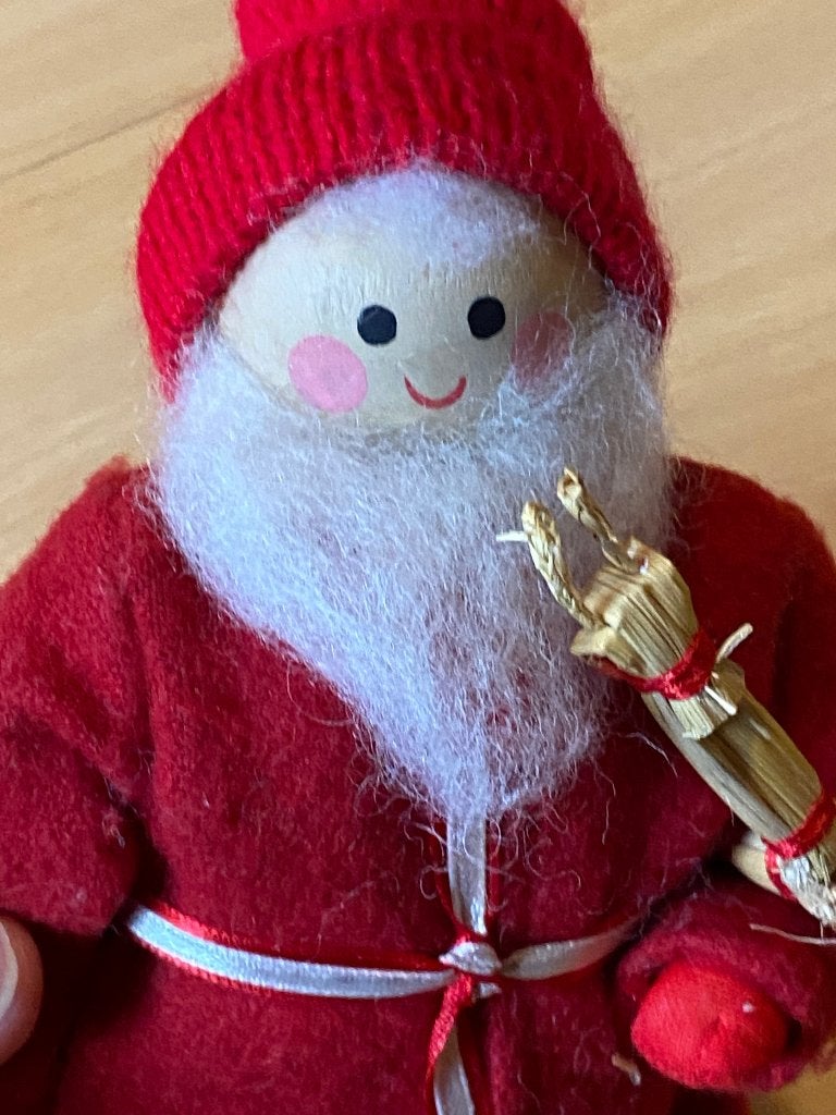 Vintage IKEA Kerst kabouter met Julbock zgan rookvrij huis, Ophalen of Verzenden, Zo goed als nieuw
