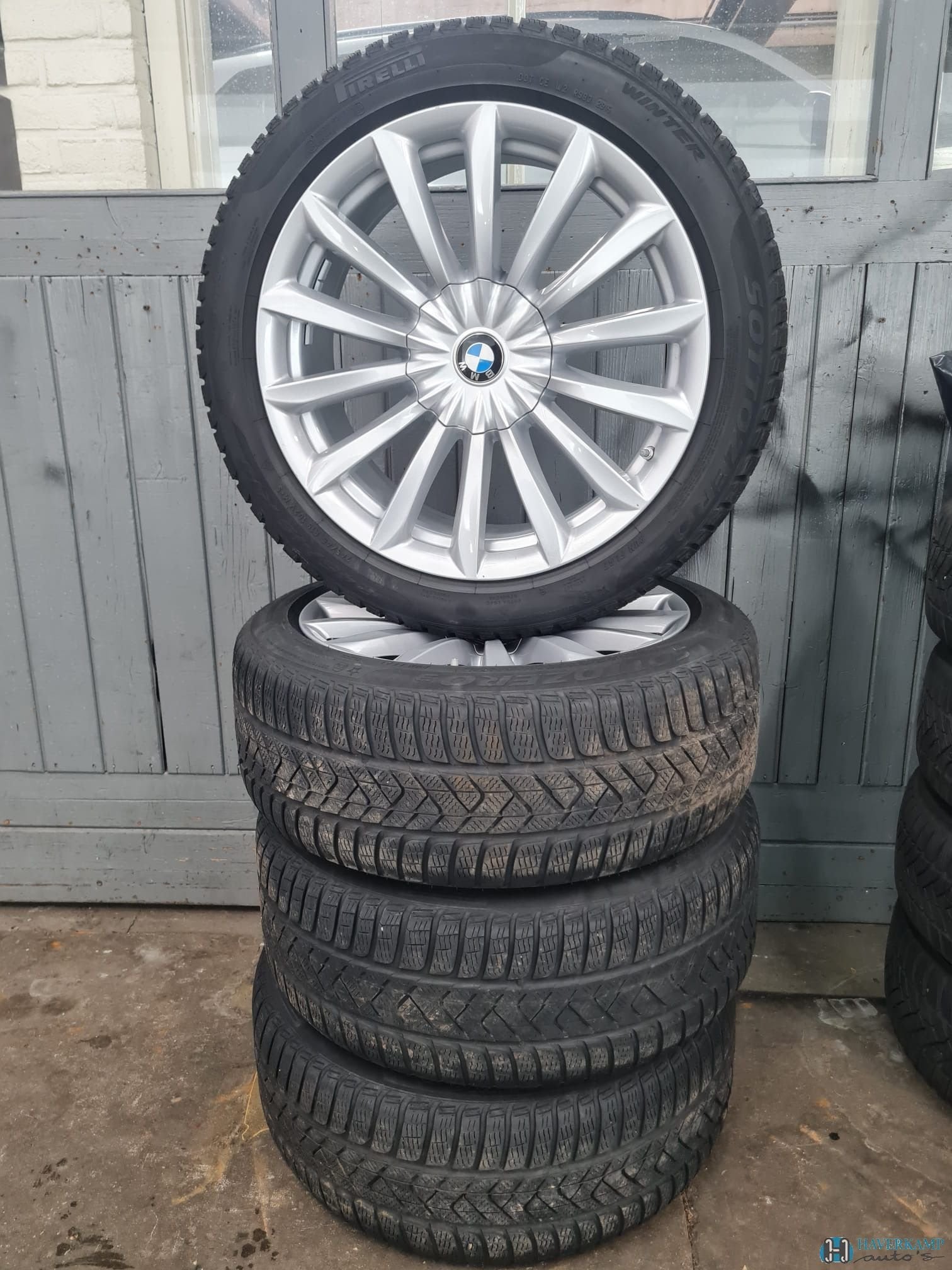 Alpina BMW winterset 245 45 19 origineel, Auto-onderdelen, Banden en Velgen, -, -, Banden en Velgen, Winterbanden