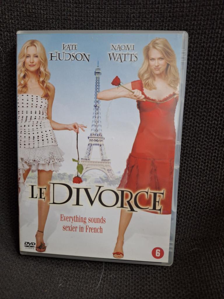 Le Divorce DVD - Romantische komedie met Kate Hudson, Vanaf 6 jaar, Ophalen of Verzenden, Zo goed als nieuw, Romantische komedie