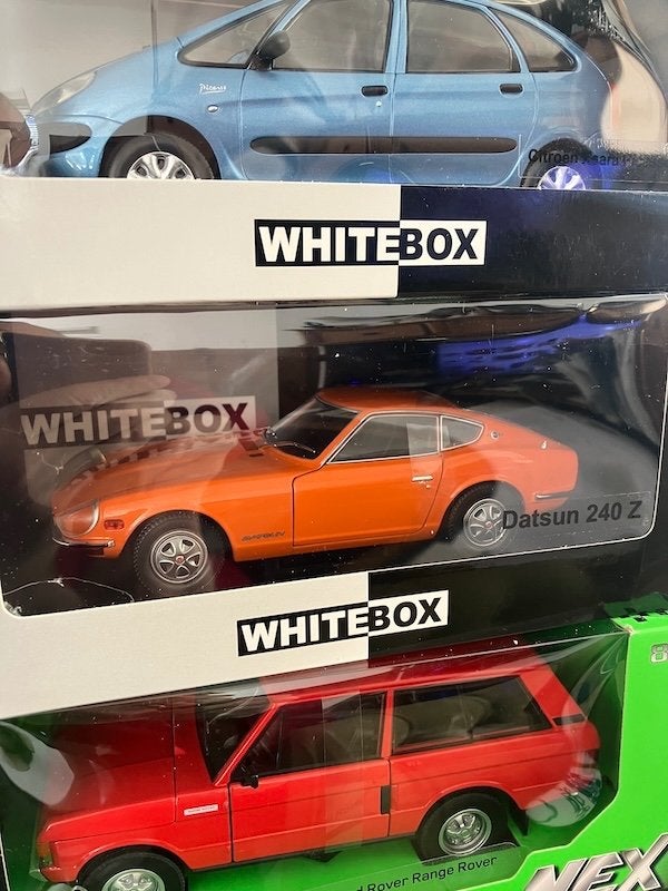 1/24 Datsun 240Z, Auto, Whitebox, Hallo@miniatuurautowinkel.nl, Ophalen