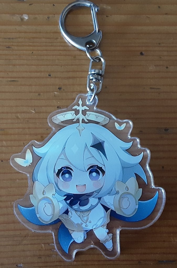Paimon Genshin Impact sleutelhanger, Verzamelen, Poppetjes en Figuurtjes, Ophalen, Zo goed als nieuw