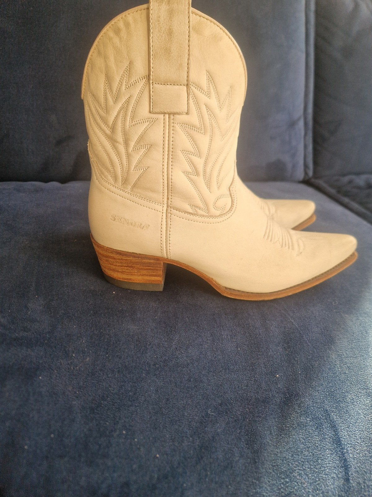 Sendra crème kleurige cowboylaarzen, maat 39, Sendra, Beige, Lage of Enkellaarzen, Ophalen of Verzenden