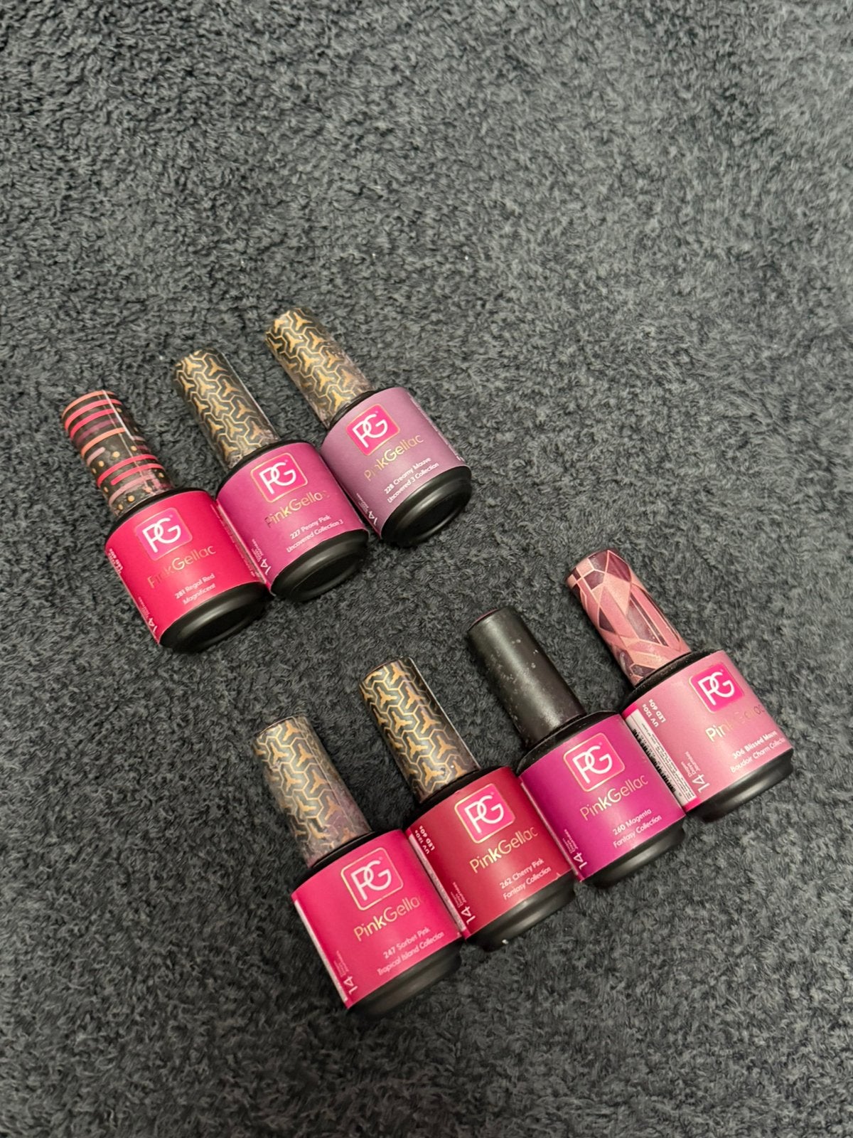 Pink Gellac kleuren, Verzenden, Zo goed als nieuw, Overige kleuren, Handen en Nagels
