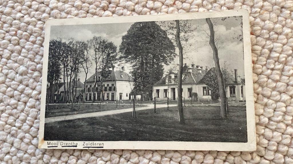 Ansichtkaart Zuidlaren jaren ‘30-‘40. 923, Ophalen of Verzenden, 1920 tot 1940, Gelopen, Drenthe