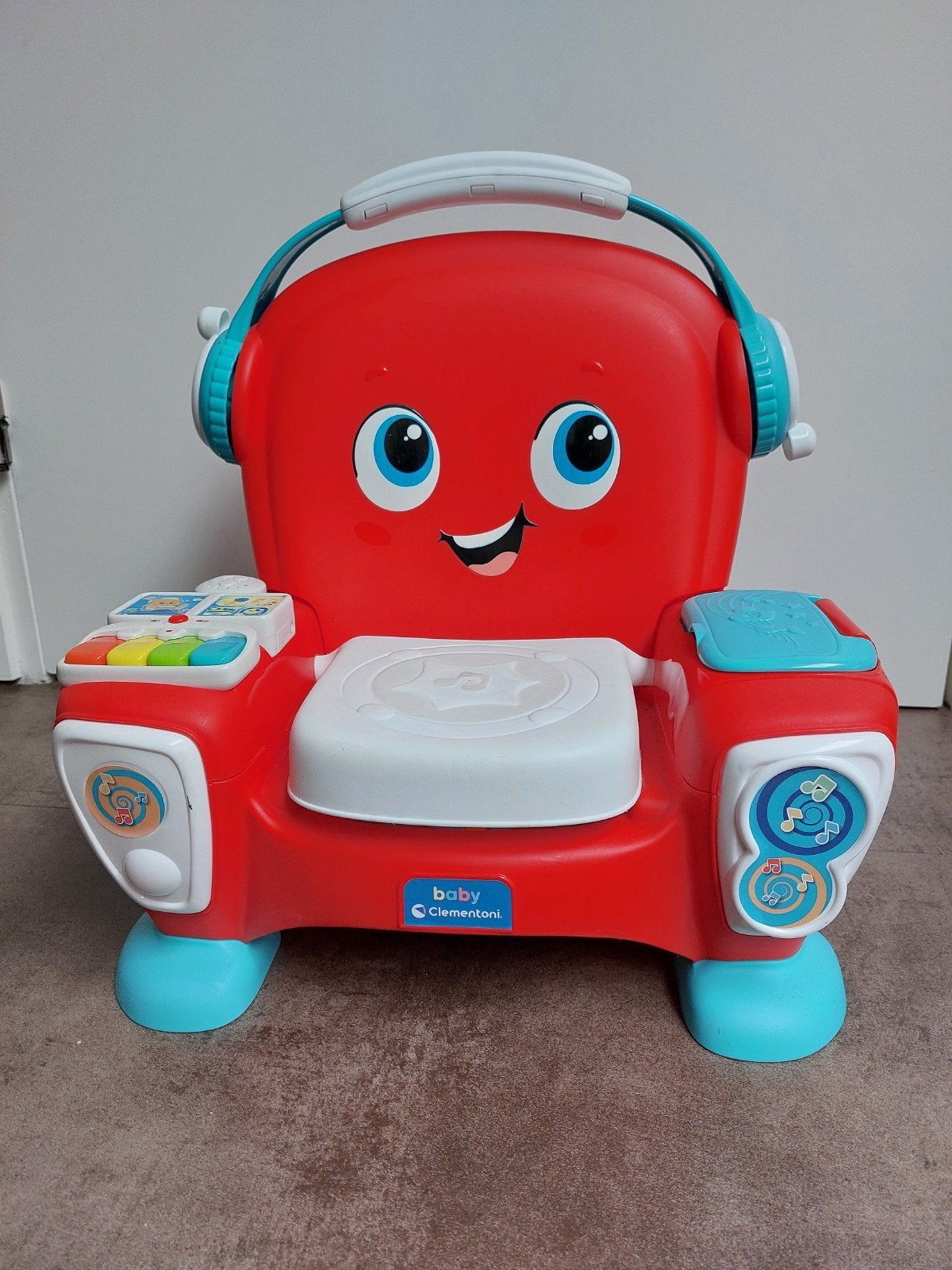 Baby Clementoni Muzikale Stoel met Activiteiten, Ophalen, Zo goed als nieuw, Overige typen, Met licht