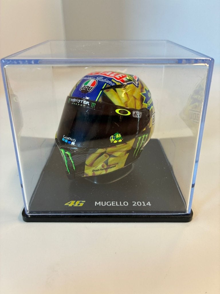 69722: Helm - MotoGP - Valentino Rossi - Mugello 2014 - 1:5, Overige typen, Zo goed als nieuw, Bachsatztstr. 54 D 72131 Ofterdingen, Germany